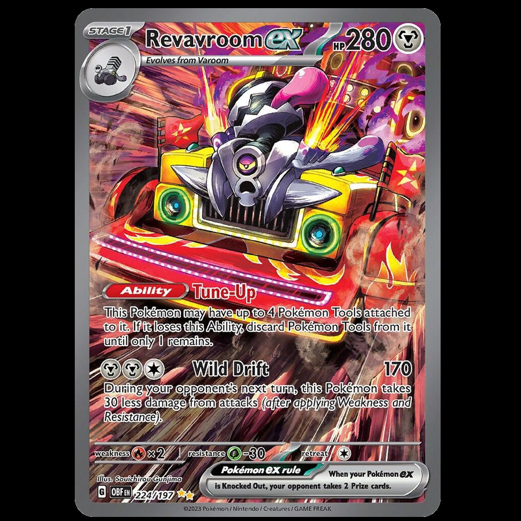 Revavroom ex - 224/197 - SV03: Obsidian Flames